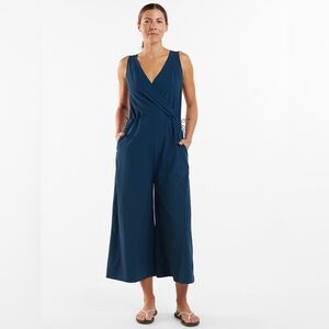 Title Nine Womens Round Trip Sleeveless Jumpsuit Size L
